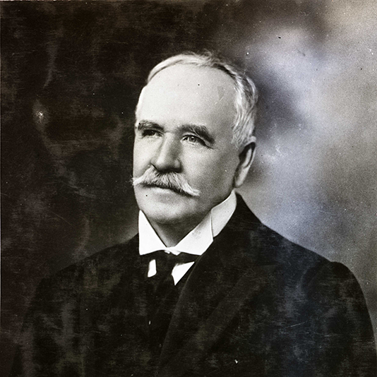 Portrait of Sir Arthur Renwick in 1881