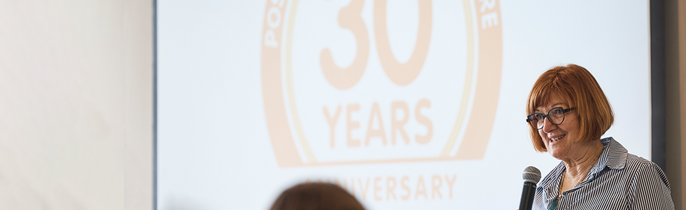 PARC Team Leader, Fiona Cameron, Delivering a Speech at the PARC 30th Anniversary Event